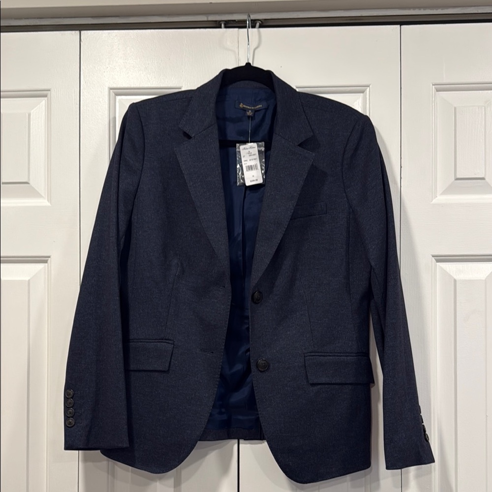 Brooks Brothers Blue Blazer Tailored Suit Jacket Sz 10 NWT